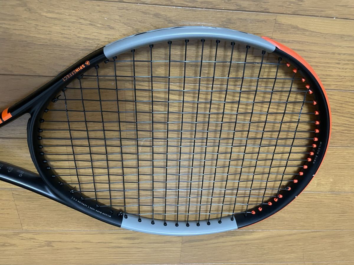 【送料込】ウイルソン Wilson 硬式テニスラケット BURN 100S v4.0 グリップ2_画像5