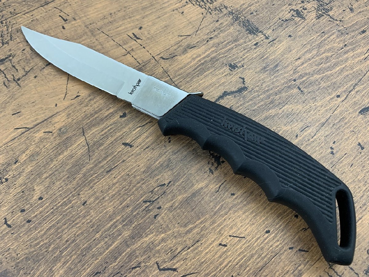 ○Y211/Kershaw BLADE-TRADER フィッシュフィレナイフ/のこぎり/ブレードトレーダー//1円～_画像6