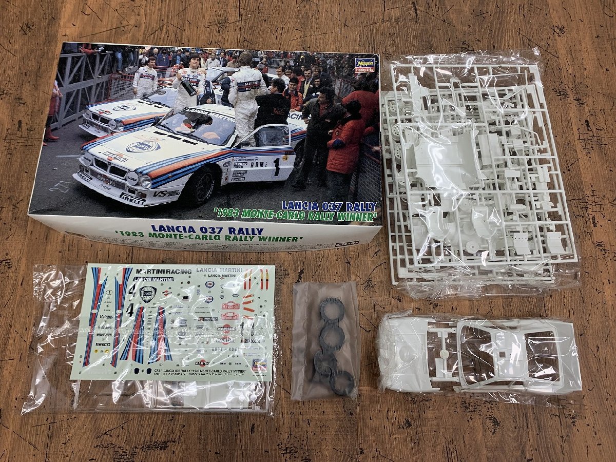 ○Y247/Hasegawa プラモデル3点セット/LANCIA 037 RALLY 1984 TOUR/LANCIA STRATOS HF 1977/LANCIA 037 RALLY 1983//1円～_画像4