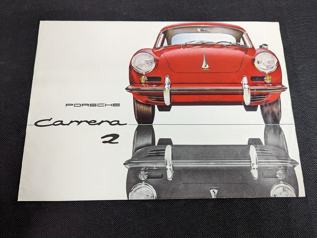 ◇M-042/旧車カタログ　PORSCHE ポルシェ Carrera2 表紙含む全4ページ/全英語/１円～_画像1