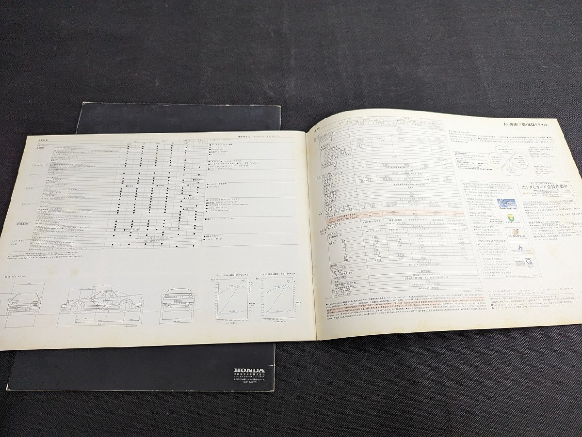 ◇M-333/ホンダ HONDA NSX 旧車カタログ 計6点 自動車カタログ typeR/1円～/_画像6
