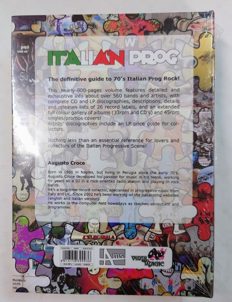 英語本 未開封 イタリアン・プログレハード・カバー本 ItalianProg The comprehensive guide to the Italian progressive music 1967/1979 _画像2