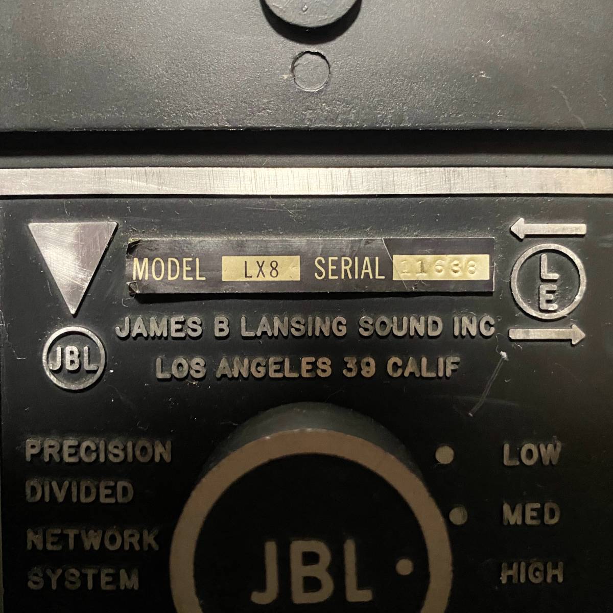 Vintage JBL LX8 8Ω ネットワーク レストア済み LE14 LE20 組み合わせ用 C53 Libra ランサー Lancer 99、101 C56 KA_画像3