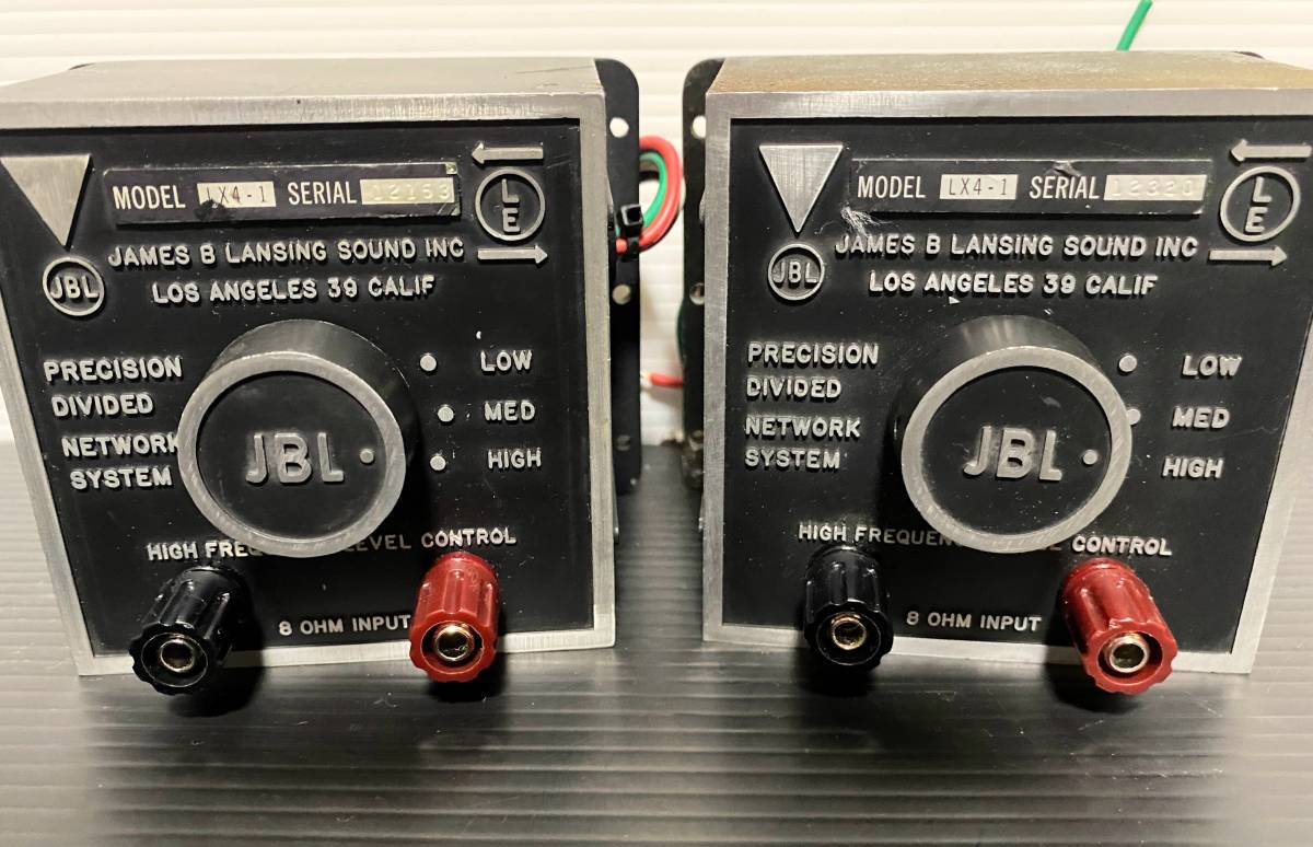 Vintage JBL LX4-1 8Ω ネットワーク レストア済み LE14 LE20 組み合わせ用 ランサー Lancer 99 ランサー