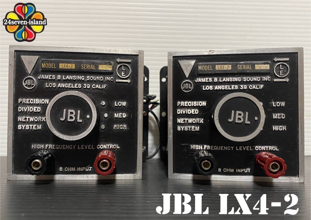 Vintage JBL LX4-2 8Ω ネットワーク レストア済み LE10 LE20 組み合わせ用 ランサー Lancer 77 ランサー