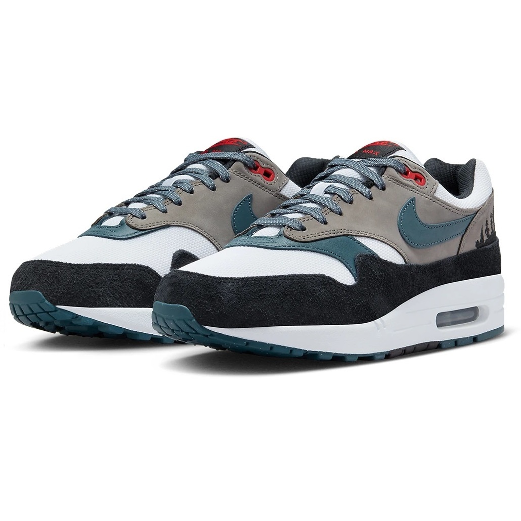 ☆NIKE AIR MAX 1 PRM ESCAPE 白/黒/濃灰/淡紺 28.5cm ナイキ エアマックス1 プレミアム エスケープ FJ0698-100_画像1