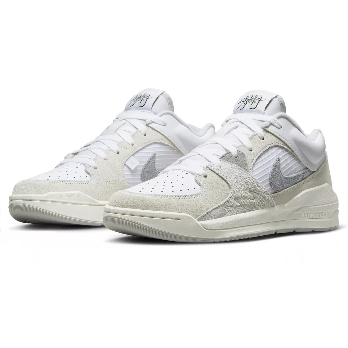 ☆NIKE JORDAN STADIUM 90 白/薄灰/灰 26.5cm ナイキ ジョーダン スタジアム 90 AJ1+AJ5 DX4397-100