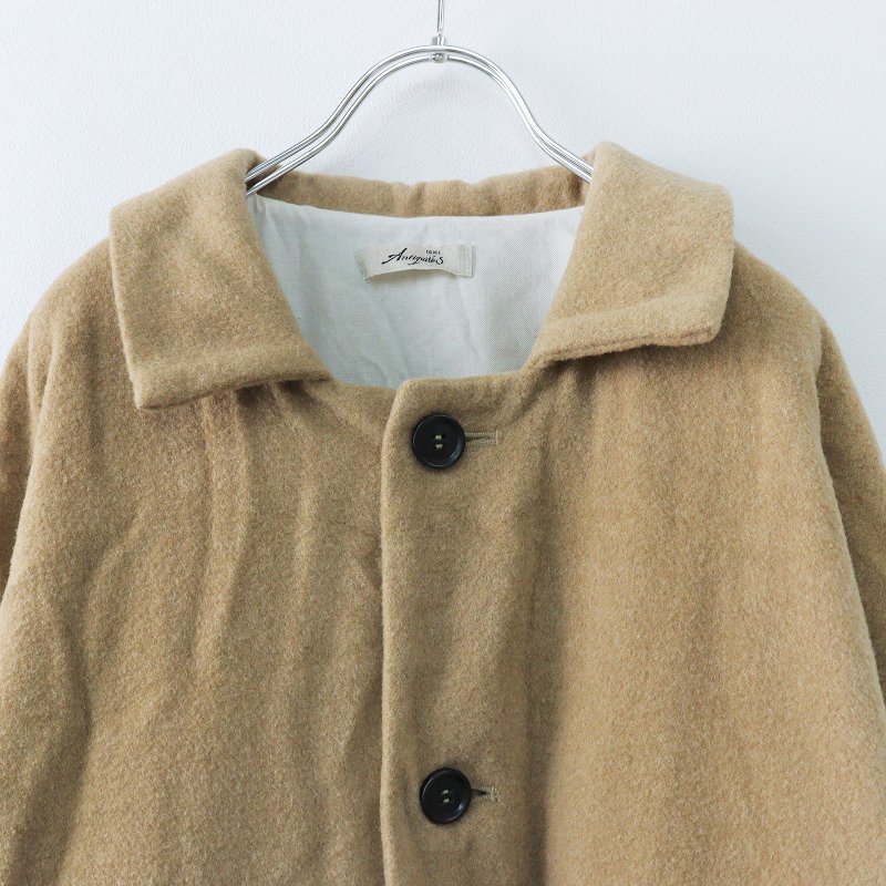 ichi antique sICHI Antiquites wool cashmere turn-down collar coat / beige outer [2400013685429]