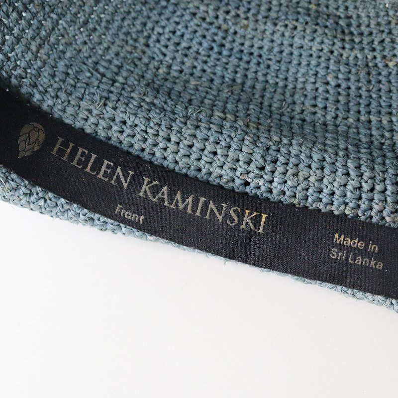  обычная цена 3.7 десять тысяч Helen Kaminsky HELEN KAMINSKI черновой .a шляпа Pro Vence Provence 10 шляпа / mint green натуральный материалы [2400013687317]