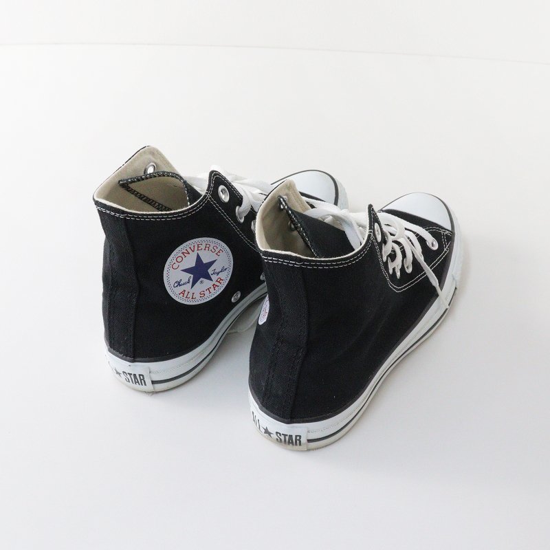 コンバース CONVERSE CANVAS ALL STAR HI キャンバス オールスター ハイカット スニーカー 24.5cm/ブラック 黒【2400013687638】_画像7