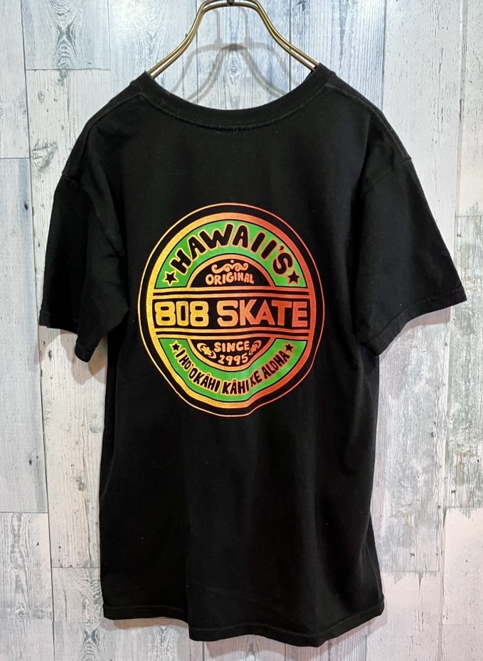 Hawaii ハワイ 808 SKATE Tシャツ SEXWAX_画像1