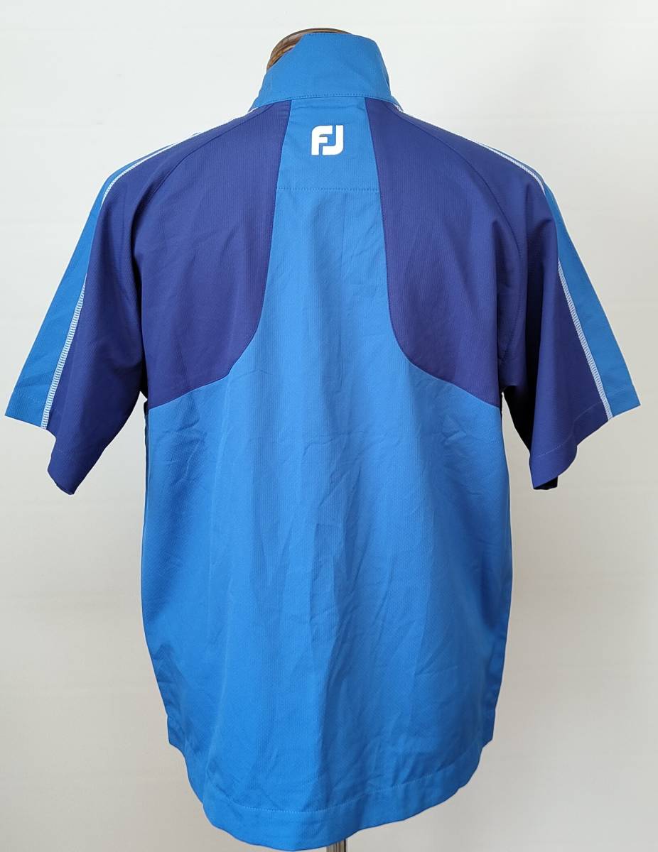 FJ フットジョイ ハーフジップジャケット メンズ ブルー系 サイズ:L【美品・USED】の画像3