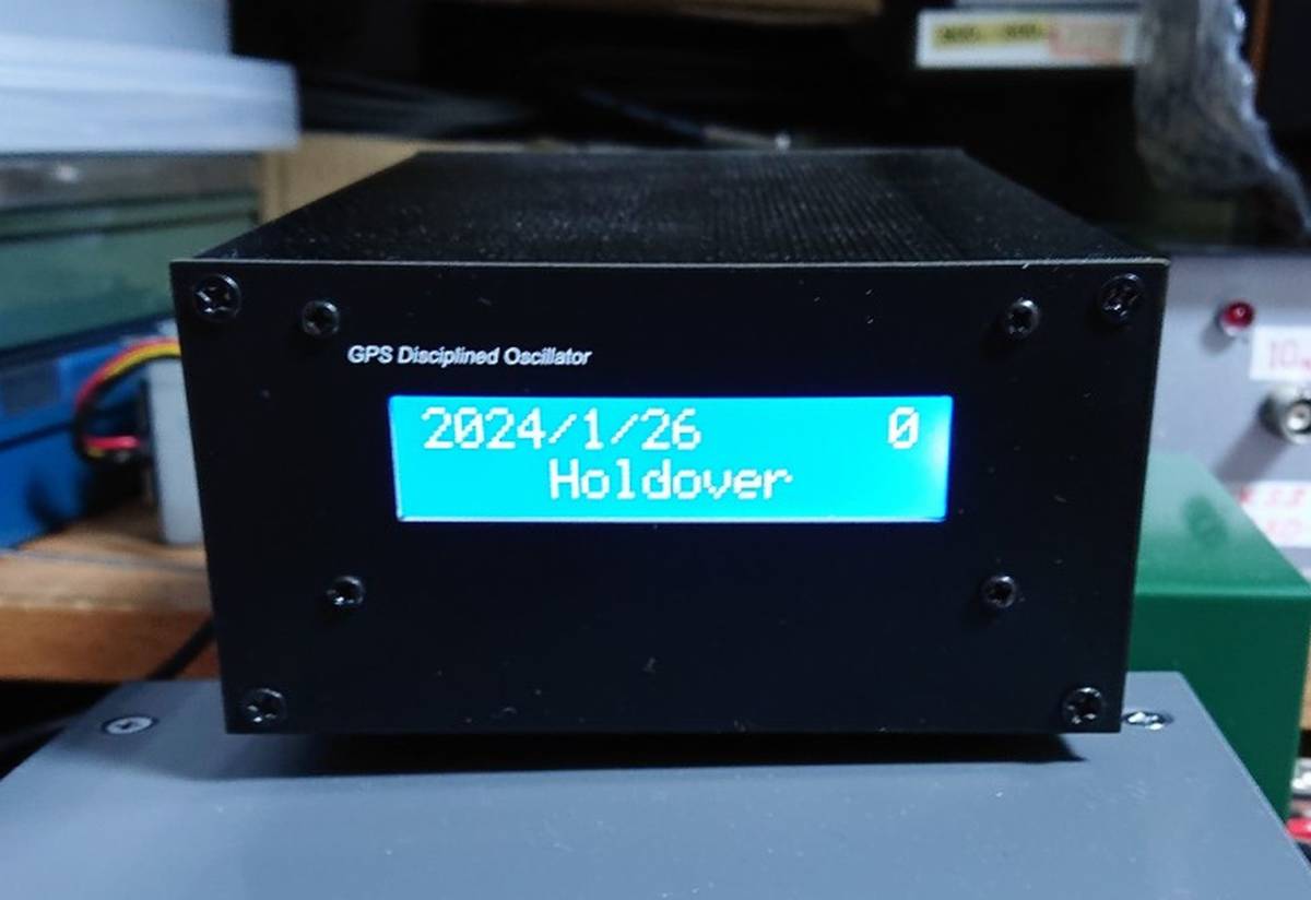 GPS DO GPS受信機　GPS Disciplined Oscillator_ホールドオーバー