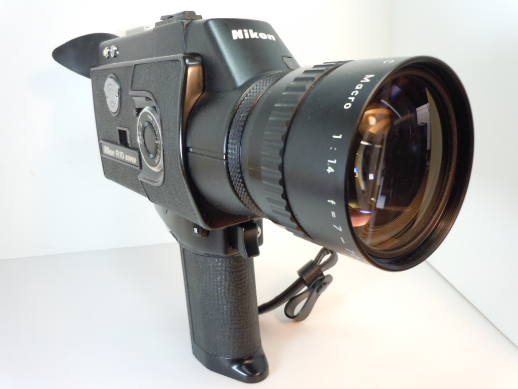 Nikon　R10 SUPER　Cine-NIKKOR ZOOM・C Macro７～70ｍｍ F1.4　ニコン スーパー８フィルム　８mmカメラ　キャリーバック付_画像6