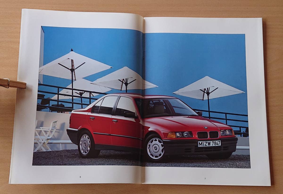 ★BMW・3シリーズ セダン 318i,320i,325i E36型 1991年3月 日本語 カタログ ★即決価格★の画像3