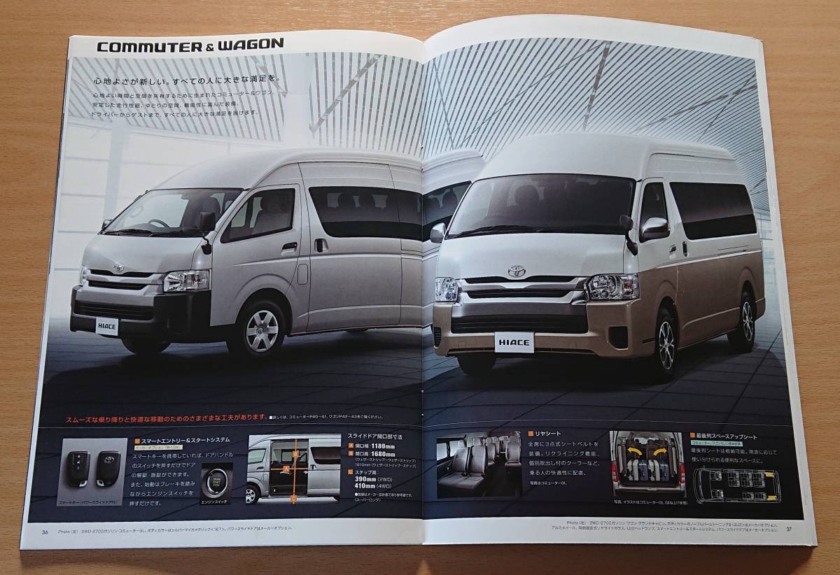 ★トヨタ・ハイエース HIACE バン/コミューター/ワゴン 2016年1月 カタログ ★即決価格★_画像6