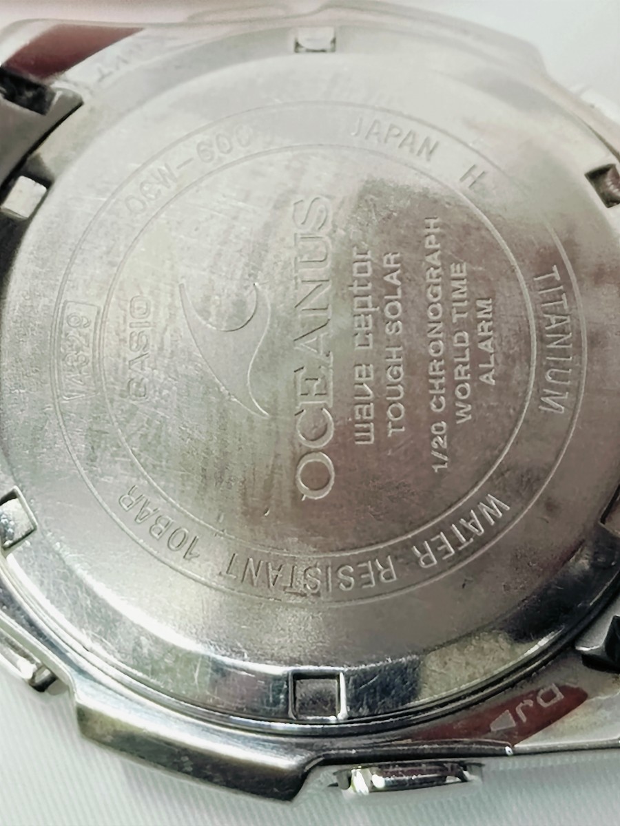 CASIO/OCEANUS/OCW−600/MEN'S腕時計/ソーラー電池/チタン製_画像6