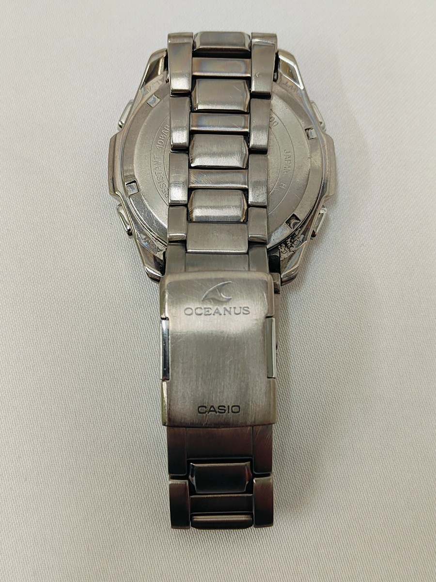 CASIO/OCEANUS/OCW−600/MEN'S腕時計/ソーラー電池/チタン製_画像4
