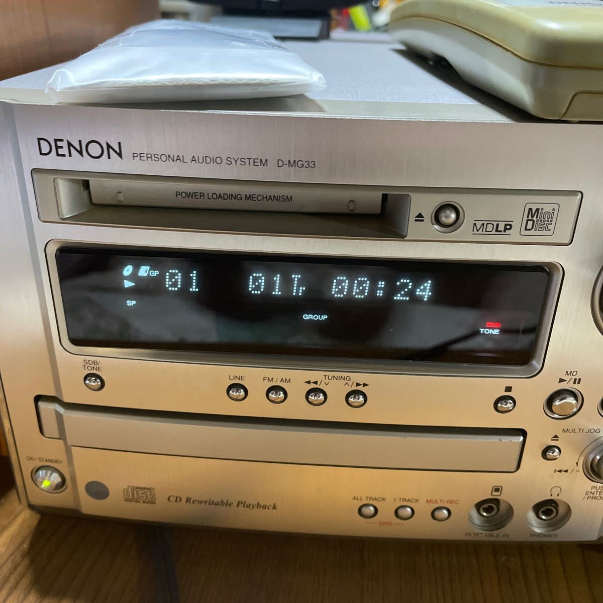 DENON D-MG33ベルト交換済送料込_画像3