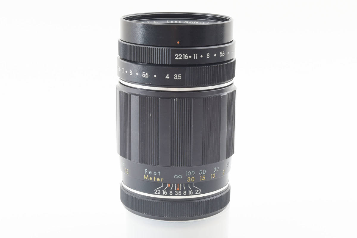 3180 【良品】 Asahi Opt Pentax Takumar 135mm f3.5 Lens MF単焦点レンズ 0118_画像7