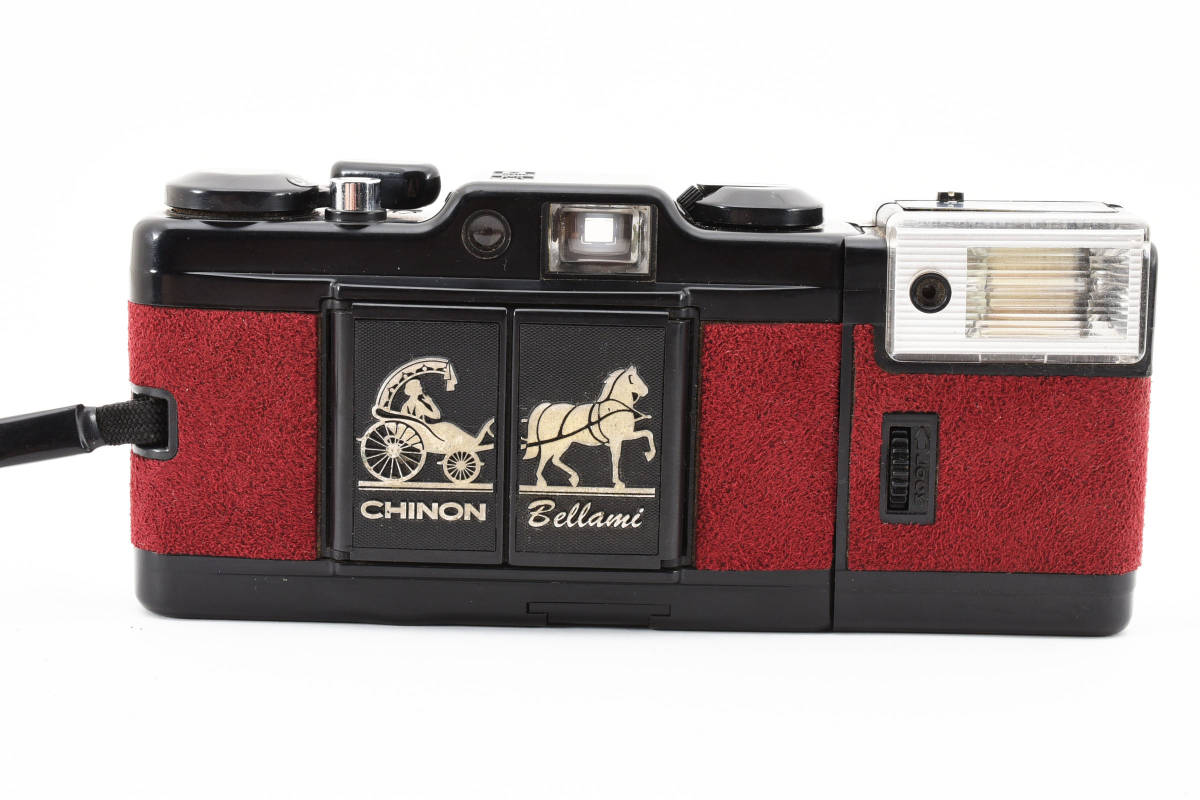 3302 【難あり品(ジャンク）】 Chinon Bellami 35mm Film Point & Shoot Camera チノン レンジファインダーカメラ 0127_画像3