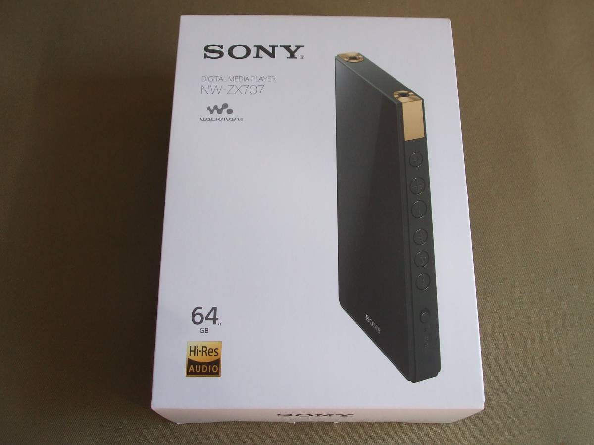 SONY NW-ZX707【新品 1年保証】 ハイエンドストリーミング WALKMAN / ブラック [ 64GB / Android 12搭載 ハイレゾ音源対応 ]_画像1