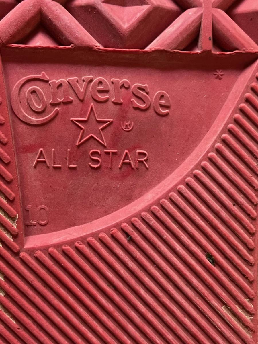 90s VINTAGE オリジナル CONVERSE コンバース USA製 星条旗 ALL STAR オールスター ハイカット US10 28.0センチ_画像10