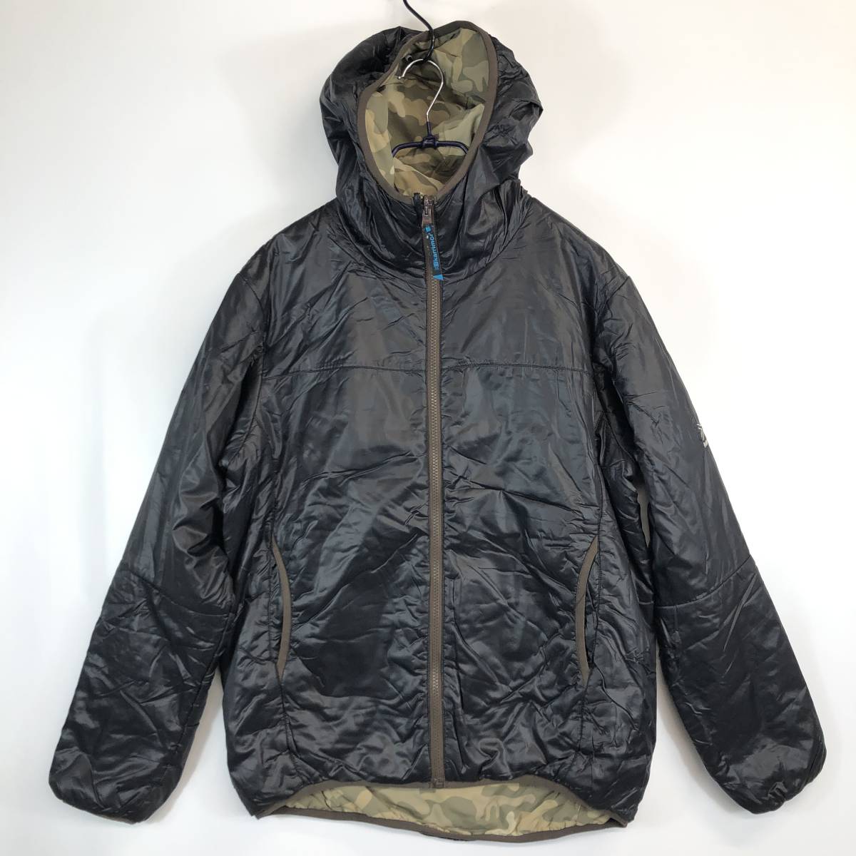 カリマー Karrimor Gecko Parka リバーシブル 中綿パーカー ブラック 迷彩 Mサイズ 1703M-151_画像1