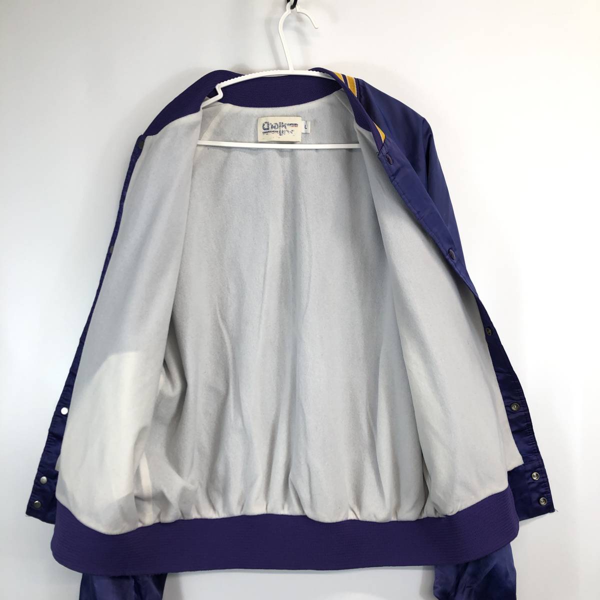 90s USA製 CHALK LINE (チョークライン) スタジャン パープル 90s USA製 CHALK LINE (チョークライン) スタジャン パープル