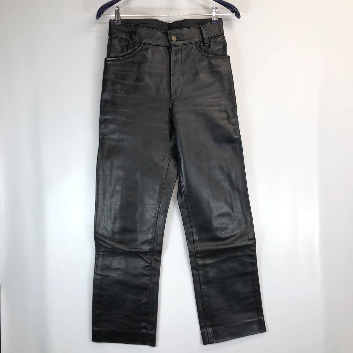 USA製 VANSON バンソン レザーパンツ ブラック 30サイズ 裏地 USA製 VANSON バンソン レザーパンツ ブラック 30サイズ 裏地