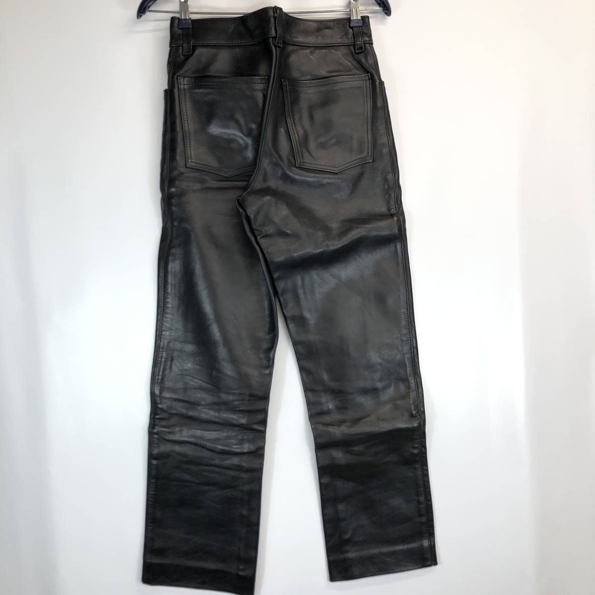 USA製 VANSON バンソン レザーパンツ ブラック 30サイズ 裏地 USA製 VANSON バンソン レザーパンツ ブラック 30サイズ 裏地