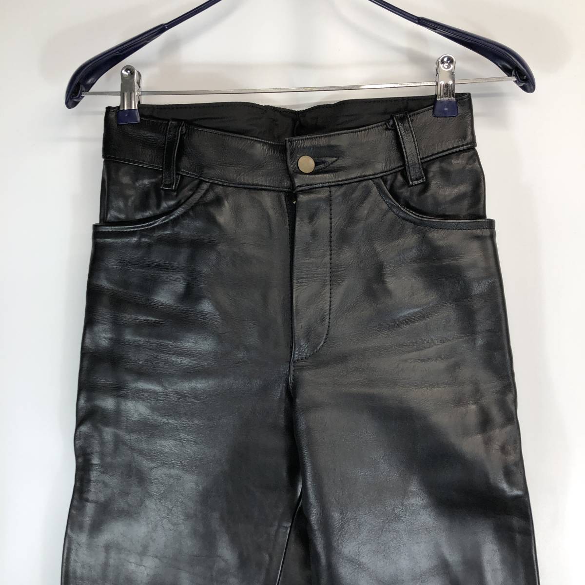 USA製 VANSON バンソン レザーパンツ ブラック 30サイズ 裏地 USA製 VANSON バンソン レザーパンツ ブラック 30サイズ 裏地