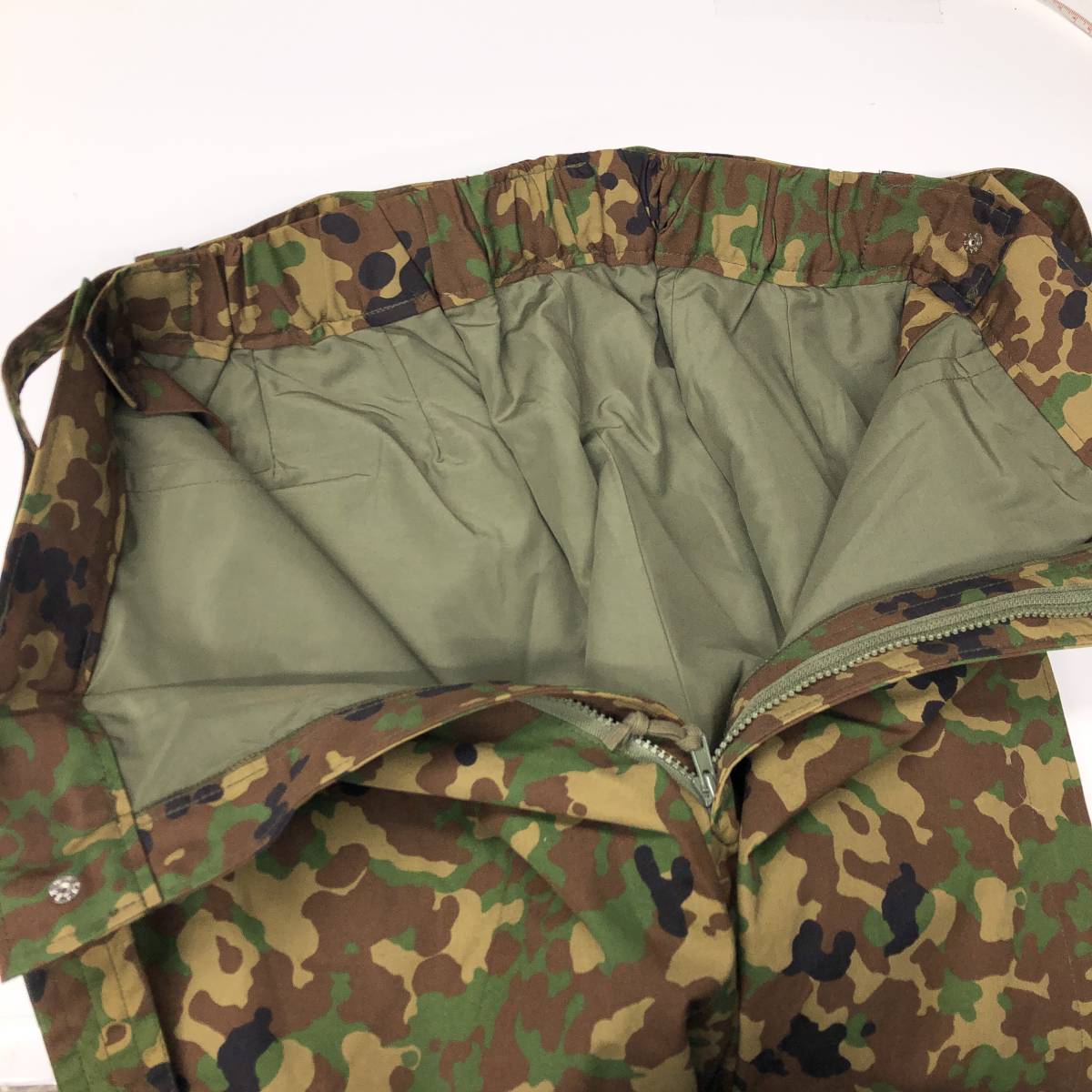  Ground Self-Defense Force protection against cold military uniform out . trousers 3B size 2005 year belt attaching camouflage camouflage 