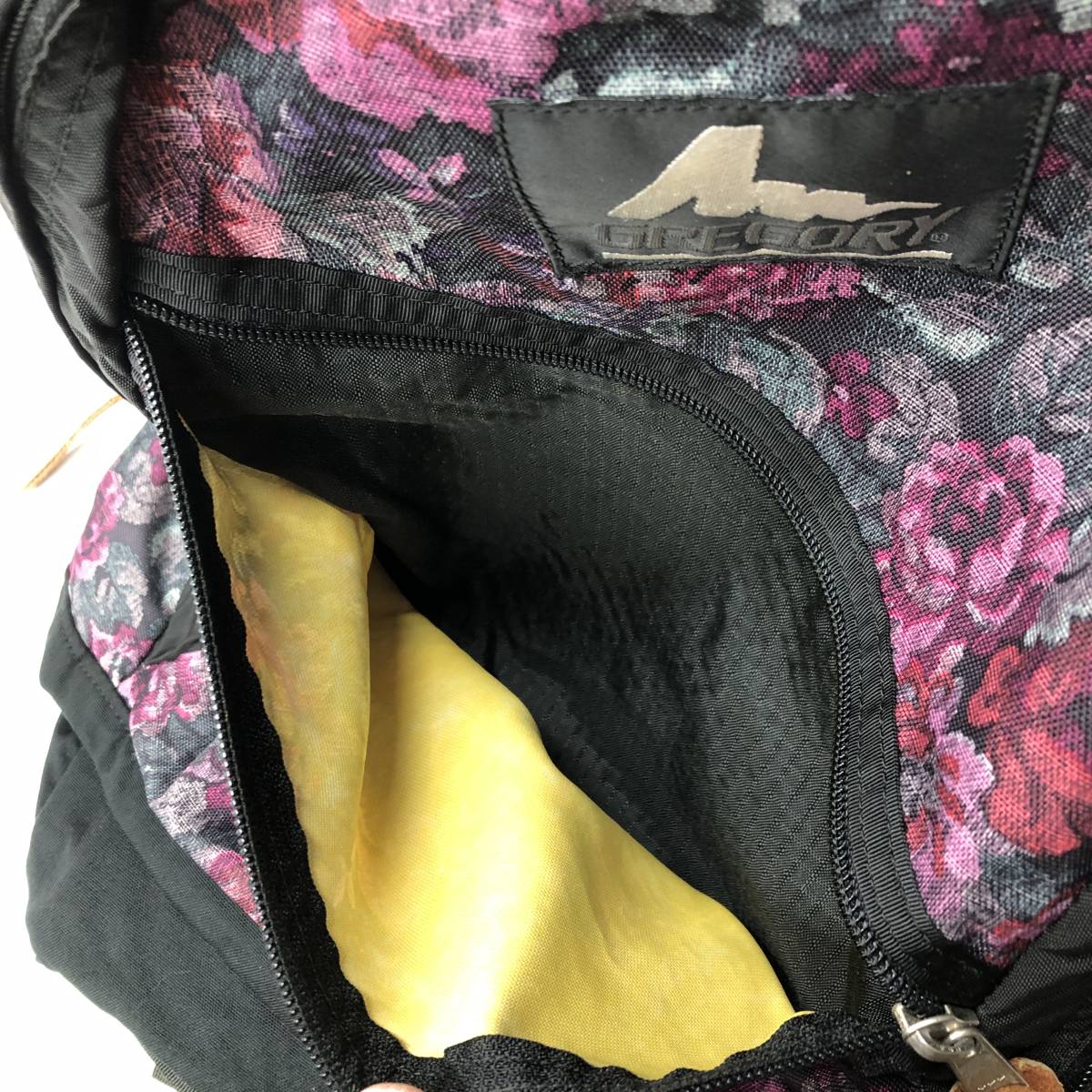 USA製 旧タグ グレゴリー ショルダーブレード リュック 花柄 USA製 旧タグ グレゴリー ショルダーブレード リュック 花柄