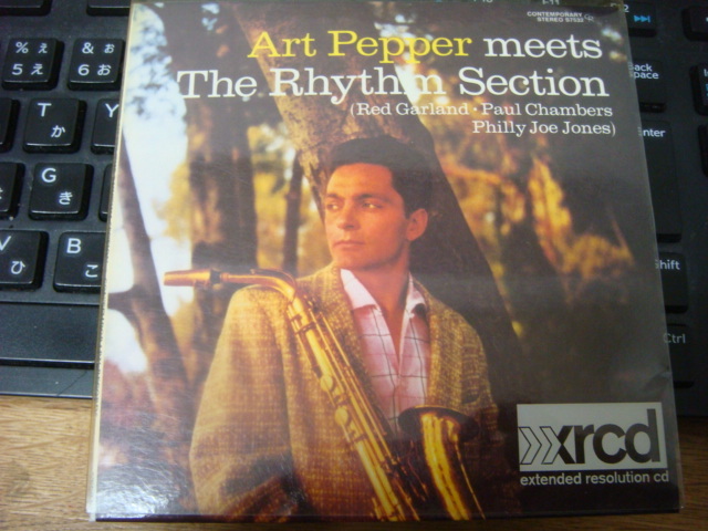 ART PEPPER MEETS THE RHYTHM SECTION XRCD プラケース つき 紙ジャケ cd アートペッパー RED GARLAND PAUL CHAMBERS PHILLY JOE JONESの画像1