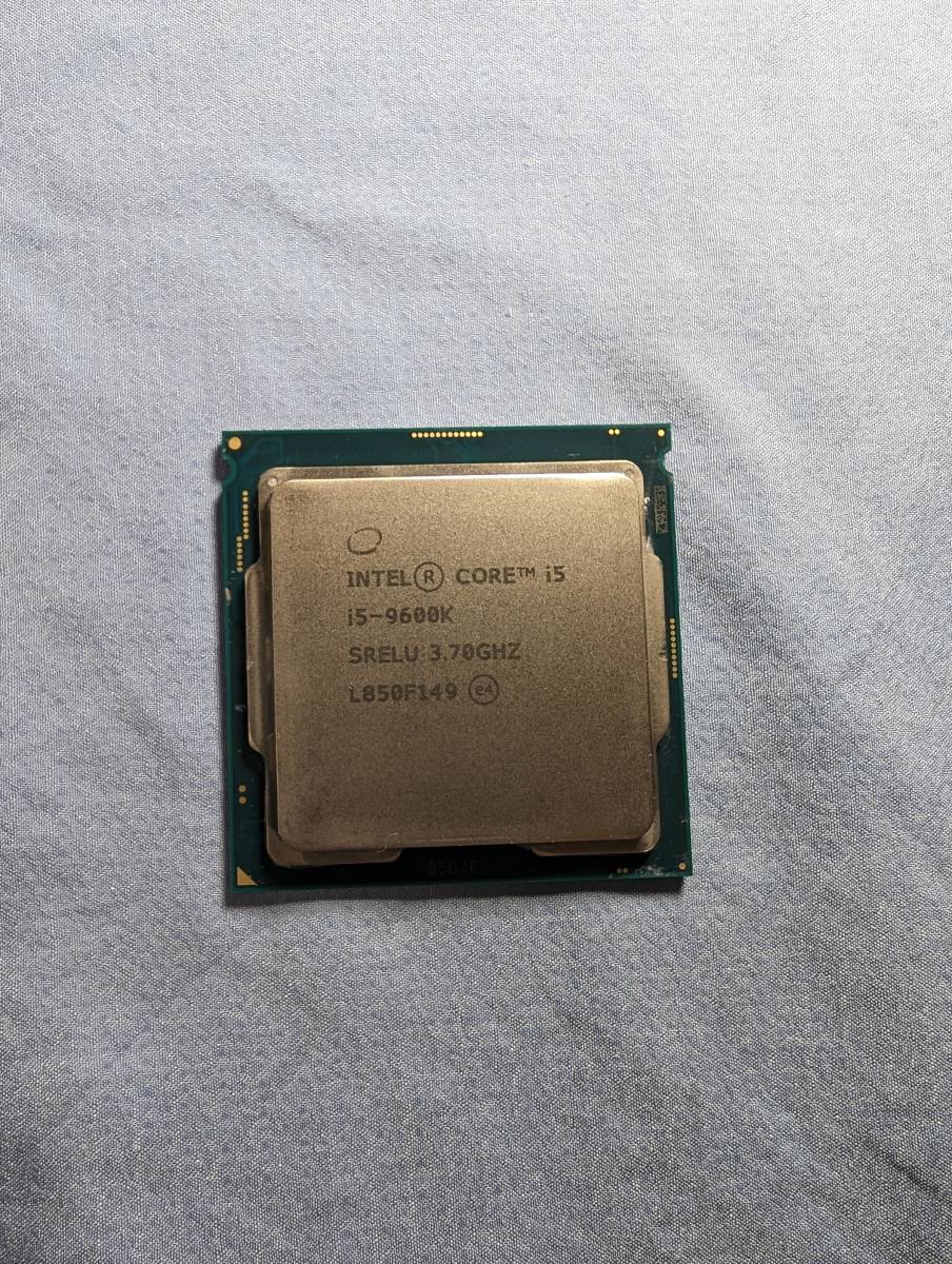 Intel Core i5 9600K 3.70GHz CPU単体_画像1