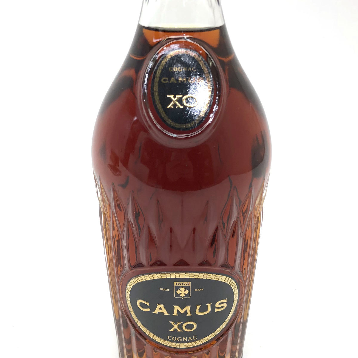 【CAMUS X.O./カミュ XO】ロングネック スリムボトル コニャック ブランデー 700ml 40％ 古酒/未開栓_画像2