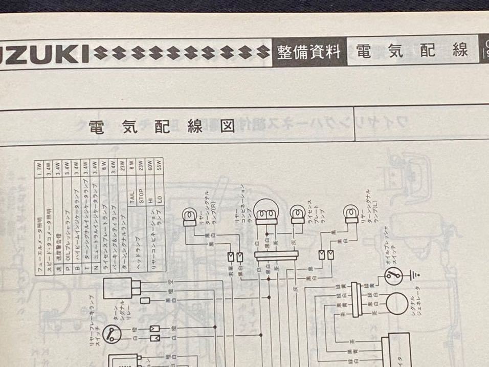 送料込み スズキ GSX400E サービスガイド GK51C 指定番号 4499 送料込み スズキ GSX400E サービスガイド GK51C 指定番号 4499