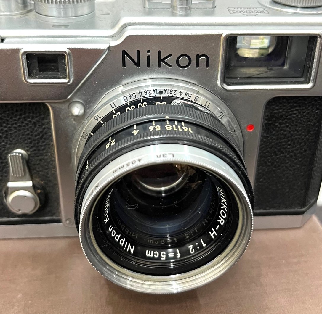 #807【NIKON】ニコン『NIPPON KOGAKU TOKYO S3 ボディ』+『NIKKOR-H F＝50mm 1:2』＋『付属レンズカバー』現状品 コレクター品【中古】_画像2