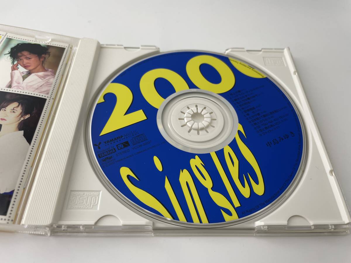 Singles 2000　CD 中島みゆき H96-01: 中古_画像2