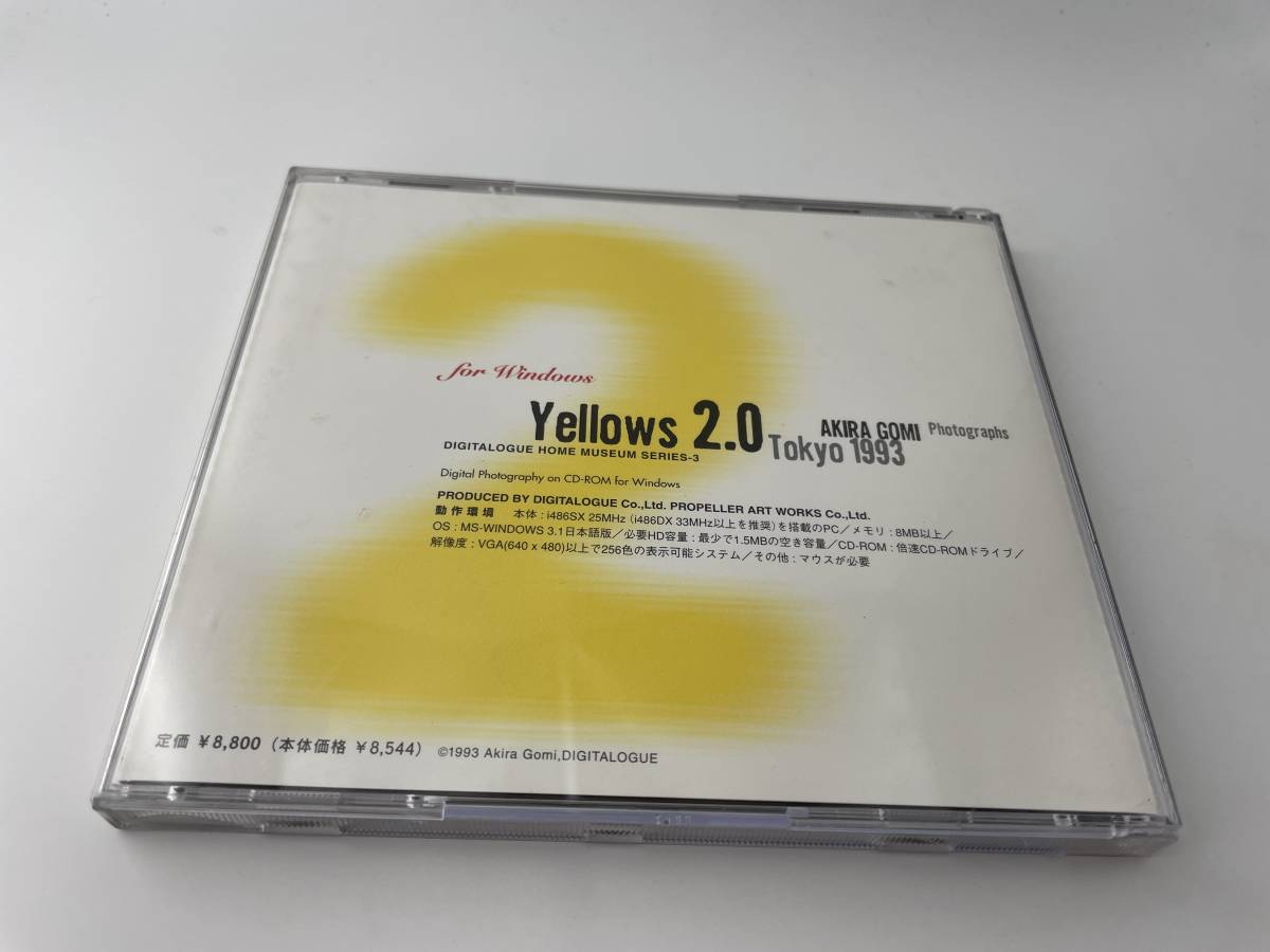 Yellows 2.0 Tokyo 1993 AKIRA GOMI PHOTOGRAPHS Windows для CD-ROM. тест .H7-01: б/у 