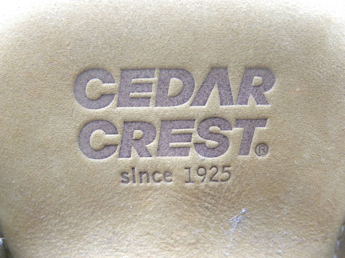 【未使用品】CEDAR CREST セダークレスト マウンテンブーツ CC-1051 YELLOW 26.5cm _画像9