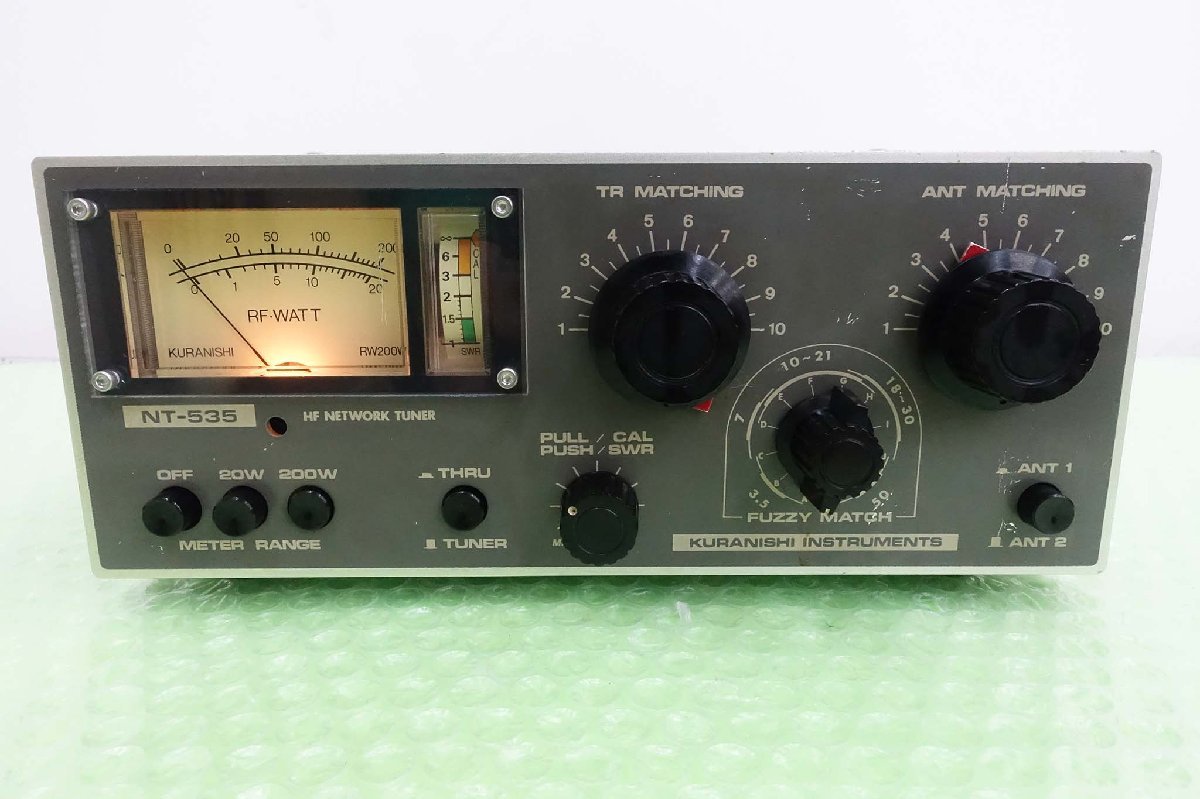 カタログ NT-535【クラニシ】3.5～50MHz(手動式アンテナ・チューナー）現状渡し品