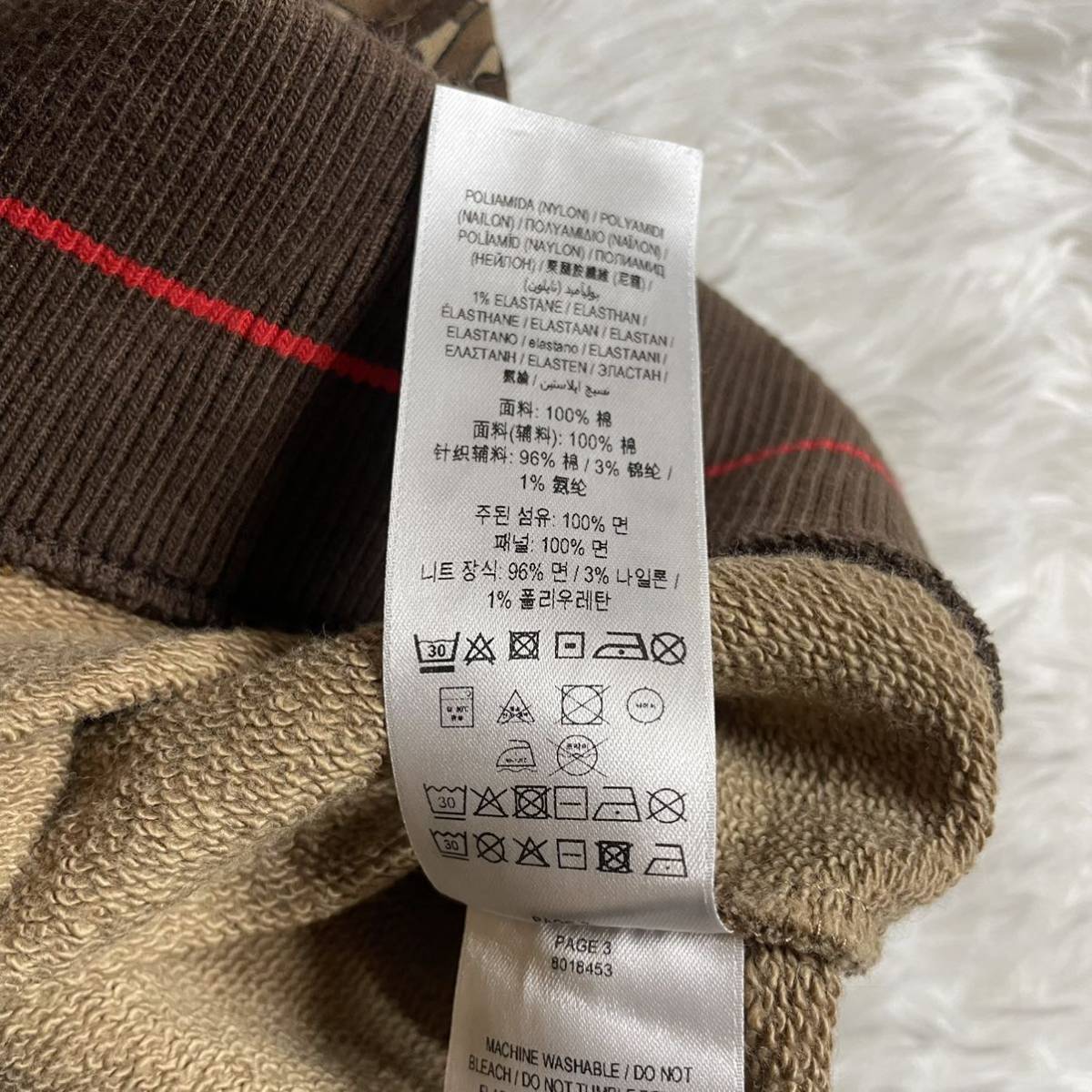 現行モデル/極美品◎ バーバリー《幻の逸品》BURBERRY スウェット TBモノグラム ラバーロゴパッチ クルーネック トレーナー 入手困難◎_画像8