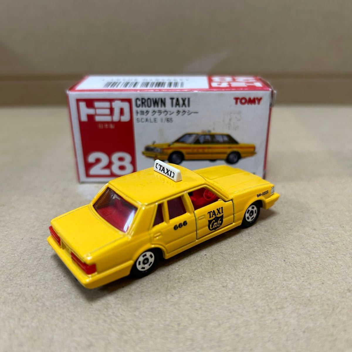 010606 トミカ 一般輸出仕様 28-5-3 トヨタクラウンタクシー TOYOTA CROWN TAXI(TAXI Cub 666)入手難易度C 超入手困難品 _画像2