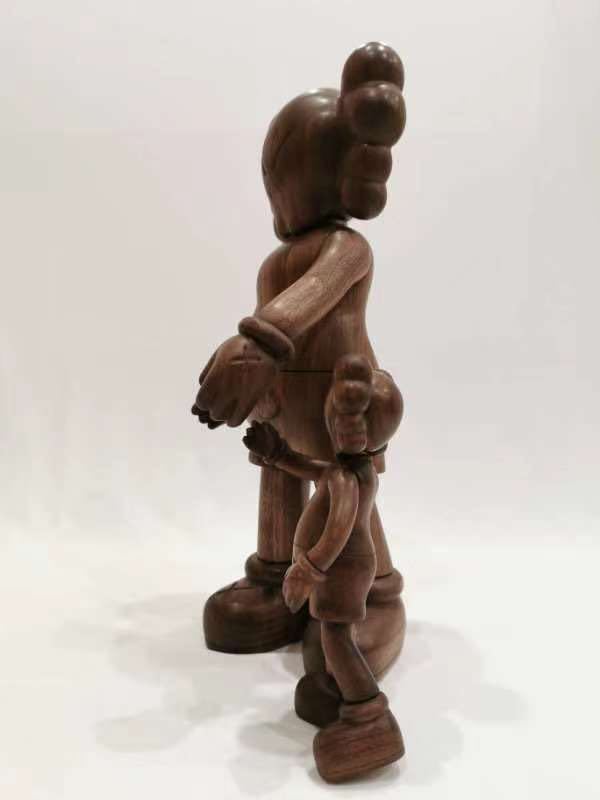 KAWS Good Intentions Wood Sculpture 38cm_画像3