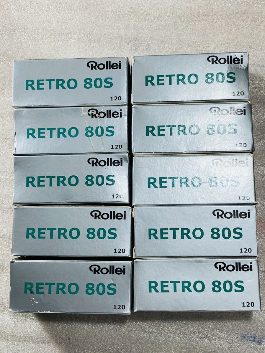 ★ROLLEI　高解像度スーパーパンクロマティック白黒フィルム★10本★ROLLEI RETRO 80S 120_画像2