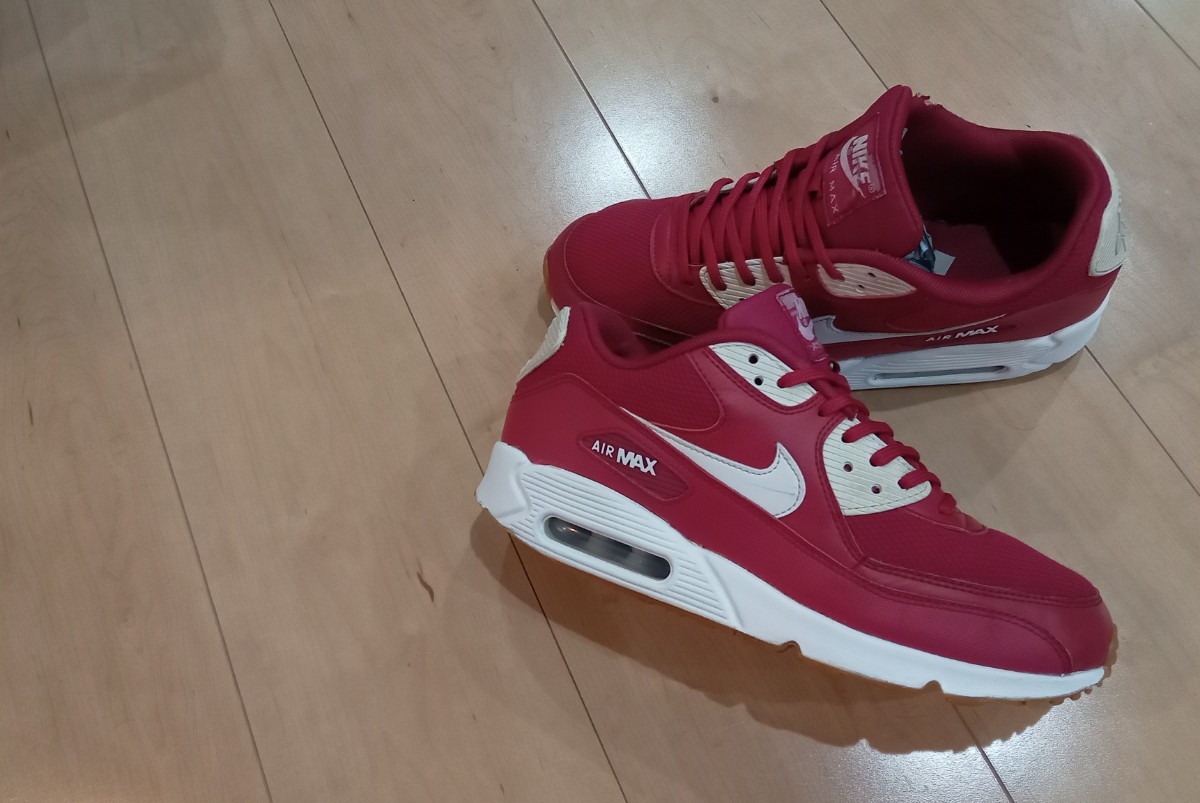 F2【特価/Used/入手困難】NIKE W AIR MAX 90 RED CRUSH/WHITE-GUM LIGHT B/Jordan sb force atmos AIRMAX dunk acg supreme 1 2 4 95 97_画像7