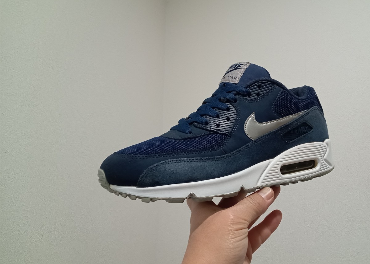 8G【特価/Used/良品/入手困難】NIKE AIR MAX 90 ESSENTIAL MIDNIGHT NAVY/Jordan sb force atmos AIRMAX dunk acg supreme 1 2 4 95 97 _画像6