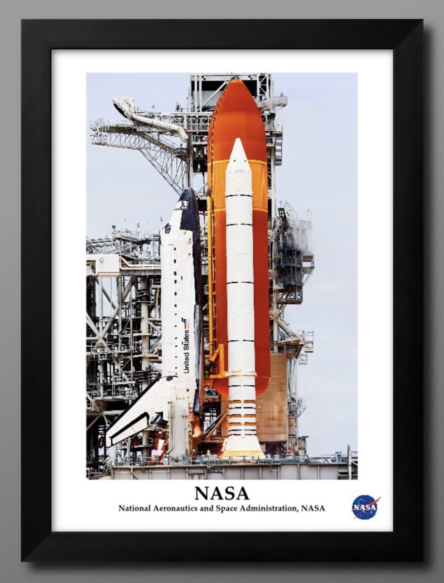 1-0123■送料無料!!アートポスター　絵画　A3サイズ『NASA　スペースシャトル　オリジナル商品』イラスト　北欧　マット紙_画像1
